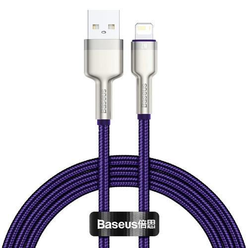 Cablu de date Baseus 6953156202269, USB - Lightning, 1 m, Mov 1 Cablu de date Baseus 6953156202269, USB - Lightning, 1 m, Mov