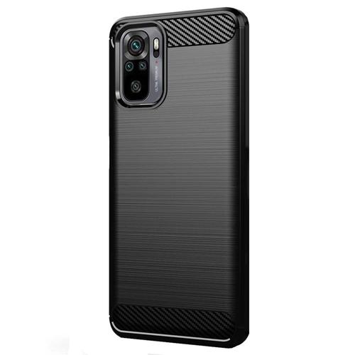 Husa Flexibila Antisoc Carbon pentru Xiaomi Redmi Note 10 / Redmi Note 10S (Negru) 1 Husa Flexibila Antisoc Carbon pentru Xiaomi Redmi Note 10 / Redmi Note 10S (Negru)