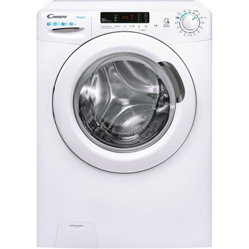 Masina de spalat rufe Candy CS4 1172DE/1-S, 7 kg, 1100 rpm, Easy Iron, Slim, Programe rapide de spalare, Hygiene, Clasa D (Alb)