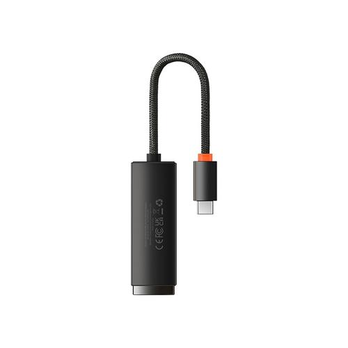 Adaptor de Retea Extern, Baseus BS-OH004 Lite Series, USB Type-C la RJ45 Gigabit Ethernet, Negru 1 Adaptor de Retea Extern, Baseus BS-OH004 Lite Series, USB Type-C la RJ45 Gigabit Ethernet, Negru