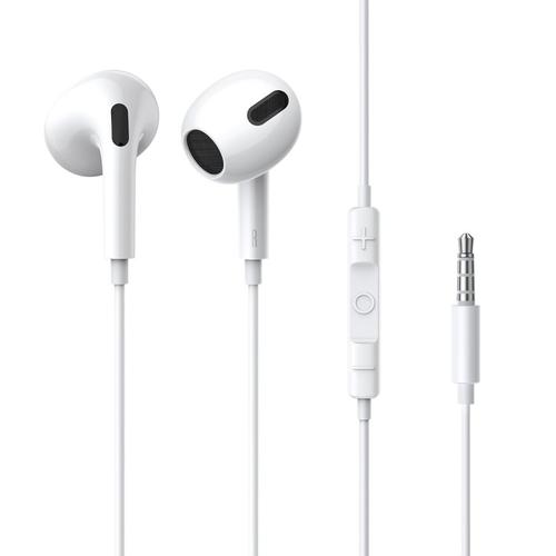Casti Stereo Baseus Encok H17, Microfon, Jack 3.5mm, 1.1m (Alb) 1 Casti Stereo Baseus Encok H17, Microfon, Jack 3.5mm, 1.1m (Alb)