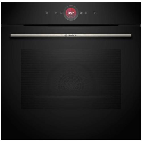 Cuptor incorporabil Bosch HBG7741B1, Electric, 71 l, Multifunctional, 14 functii , Autocuratare pirolitica, Grill, Home Connect, Air Fry, Clasa A+, Negru