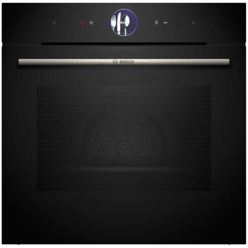 Cuptor incorporabil Bosch HRG7361B1, Electric, 71 l, Multifunctional, 20 functii , Added Steam, Autocuratare EcoClean Direct, Grill, Air Fry, Home Connect, Clasa A+, Negru