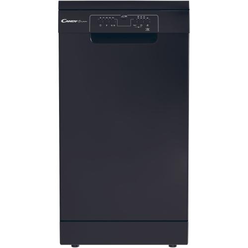 Masina de spalat vase Candy CDPH 2L1047B, 10 seturi, 5 programe, Clasa E, 45 cm (Negru)