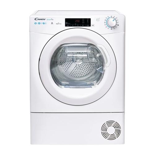 Uscator de rufe cu pompa de caldura Candy CSOE H8A2TE-S, Clasa E, 8 kg, 14 programe (Alb)