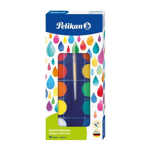 Acuarele Pelikan F355 set 11 + 1 pastila alba + pensula 1 Acuarele Pelikan F355 set 11 + 1 pastila alba + pensula