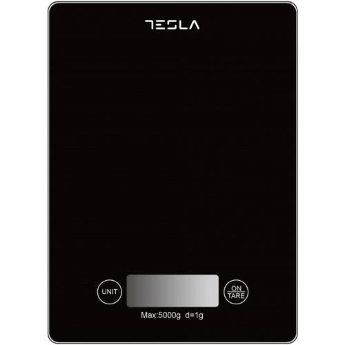 Cantar de bucatarie Tesla KS201B, 5kg, ecran LCD, functie Tara, Sticla (Negru) 1 Cantar de bucatarie Tesla KS201B, 5kg, ecran LCD, functie Tara, Sticla (Negru)