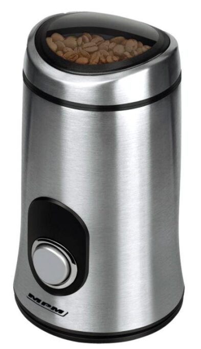 Rasnita de cafea MPM MMK-02M, 150W, 30 g, Functie Impuls (Argintiu) 1 Rasnita de cafea MPM MMK-02M, 150W, 30 g, Functie Impuls (Argintiu)