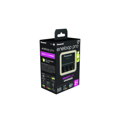 Incarcator Panasonic Enelooop Pro, Smart & Quick Charger, include 4 x Eneloop Pro R6 AA 2500mAh, K-KJ55HCD40E 1 Incarcator Panasonic Enelooop Pro, Smart & Quick Charger, include 4 x Eneloop Pro R6 AA 2500mAh, K-KJ55HCD40E