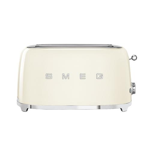 Prajitor de paine Smeg TSF02CREU, 1500W, 2 felii, 6 Trepte pentru rumenire (Crem)