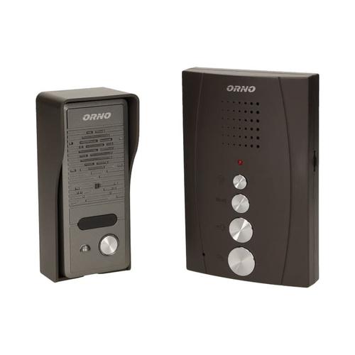 Interfon pentru o familie ELUVIO ORNO OR-DOM-RE-914/B, control automat al portilor, ultra-slim, negru 1 Interfon pentru o familie ELUVIO ORNO OR-DOM-RE-914/B, control automat al portilor, ultra-slim, negru
