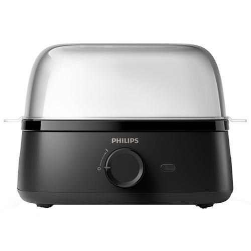 Fierbator Oua Philips HD9137/90, 400 W, 6 oua, Lumina „pornit”, Semnal „pregatit”, Pahar gradat, Accesoriu de strapuns oua, Accesoriu tava pentru oua posate (Negru) 1 Fierbator Oua Philips HD9137/90, 400 W, 6 oua, Lumina „pornit”, Semnal „pregatit”, Pahar gradat, Accesoriu de strapuns oua, Accesoriu tava pentru oua posate (Negru)