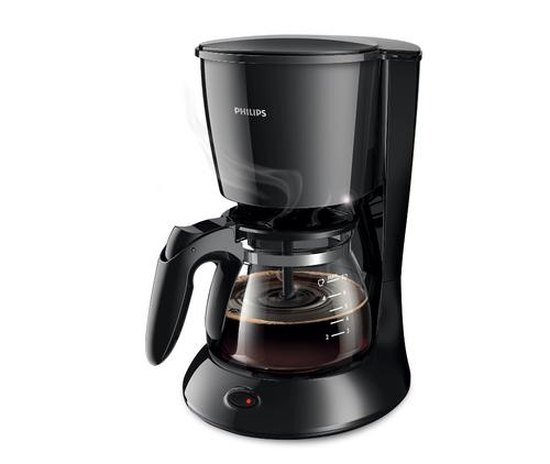 Cafetiera Philips HD7432/20 Daily Collection, 750 W, 0.6 l, 7 cesti, Oprire automata (Negru)