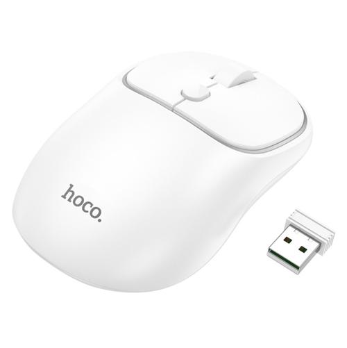 Mouse Wireless HOCO GM25, 1600 DPI (Alb) 1 Mouse Wireless HOCO GM25, 1600 DPI (Alb)