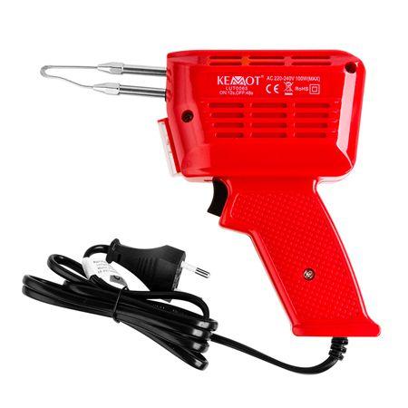 Trusa pistol de lipit KEMOT LUT0065, 100W 1 Trusa pistol de lipit KEMOT LUT0065, 100W