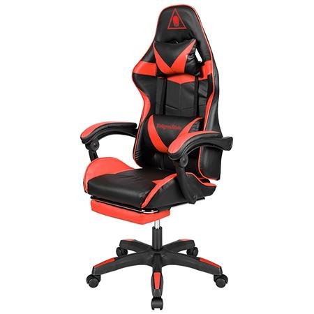 Scaun de gaming Kruger&Matz KM0790-R, reglabil (Negru/Rosu) 1 Scaun de gaming Kruger&Matz KM0790-R, reglabil (Negru/Rosu)