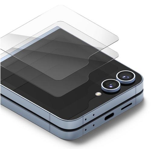 Folie de protectie Ecran Ringke Cover Display pentru Samsung Galaxy Z Flip6, Sticla Securizata, AB Ultra Glue, Set 2 bucati, 2.5D, Ecran Exterior 1 Folie de protectie Ecran Ringke Cover Display pentru Samsung Galaxy Z Flip6, Sticla Securizata, AB Ultra Glue, Set 2 bucati, 2.5D, Ecran Exterior