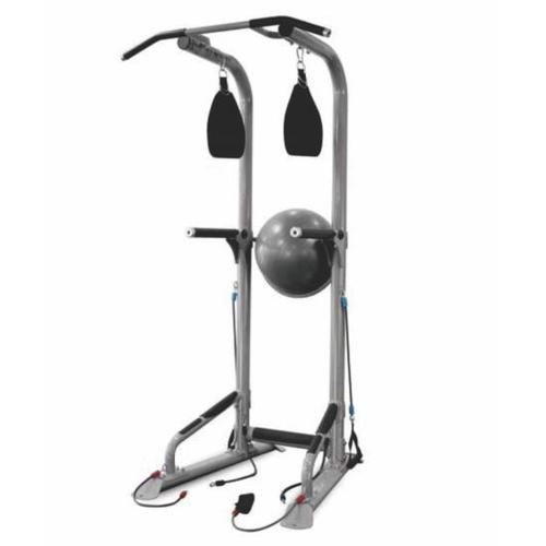 Aparat Fitness Multifunctional Power Tower Dhs 051, Gri 1 Aparat Fitness Multifunctional Power Tower Dhs 051, Gri