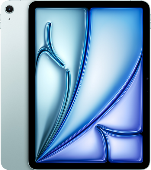 Tableta Apple iPad Air 11 M3 Cellular, Procesor Apple M3 Octa-Core, Liquid Retina IPS 11inch, 8GB RAM, 512GB Flash, Camera 12MP, Wi-Fi, Bluetooth, 5G, iPadOS (Albastru)