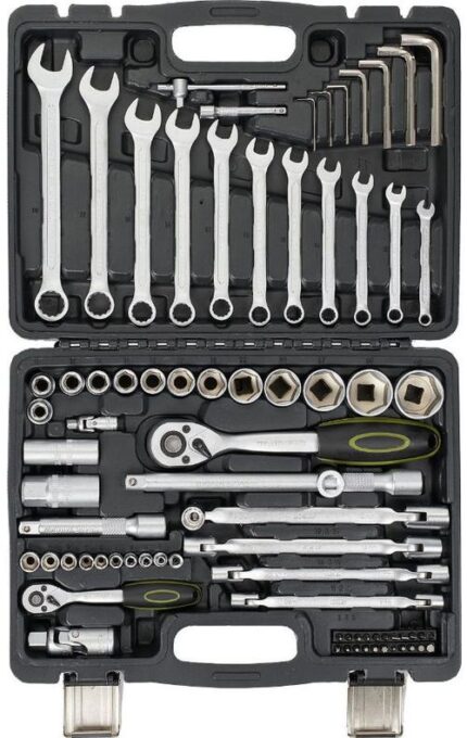 Trusa multifunctionala 77 piese Heinner CTSM016, material chrome-vanadium 1 Trusa multifunctionala 77 piese Heinner CTSM016, material chrome-vanadium