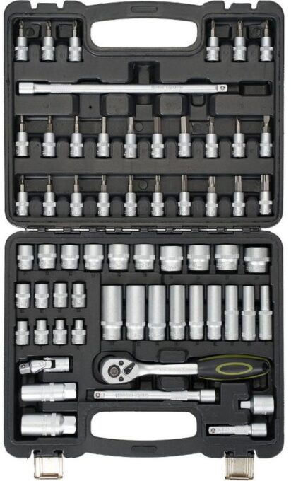 Trusa multifunctionala 61 piese Heinner CTSM015, material chrome-vanadium 1 Trusa multifunctionala 61 piese Heinner CTSM015, material chrome-vanadium