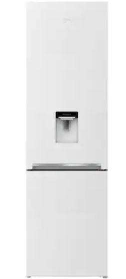 Combina frigorifica Beko RCSA406K40DWN, 386 L, Dozator apa, H 202.5 cm (Alb)