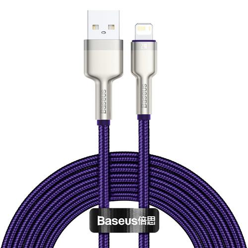 Cablu de date Baseus 6953156202306, USB - Lightning, 2 m, Mov 1 Cablu de date Baseus 6953156202306, USB - Lightning, 2 m, Mov