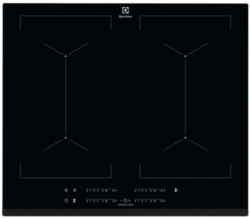 Plita incorporabila Electrolux EIV644, Inductie, 4 zone de gatit, Touch control, 60 cm (Negru)