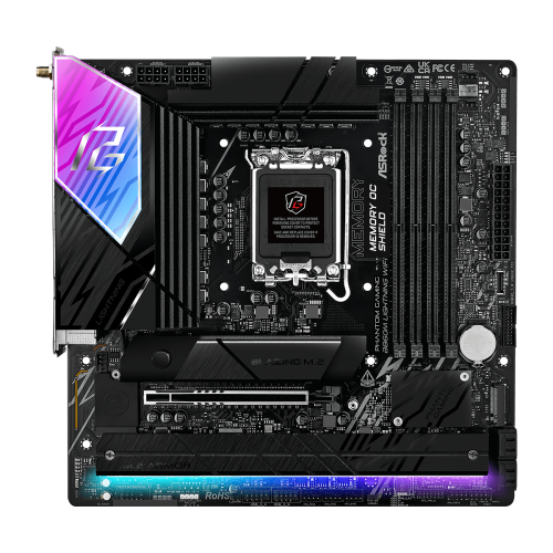 Placa de baza ASRocK Phantom Gaming B860M Lightning WiFi, Intel B860, Socket 1851, mATX