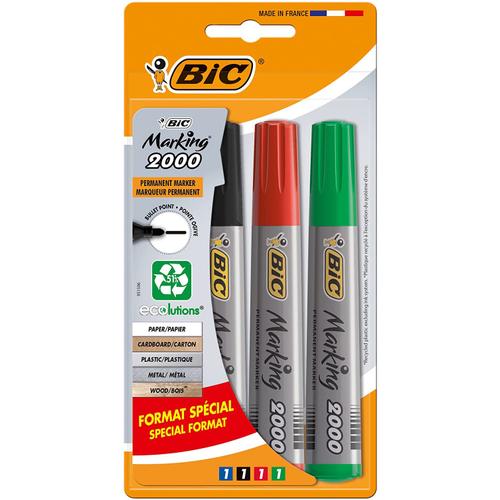 Marker permanent BIC Marking 2000, 4 bucati 1 Marker permanent BIC Marking 2000, 4 bucati