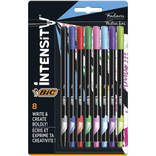 Set 8 Creioane Bic Fineliner Intensity, 8 culori 1 Set 8 Creioane Bic Fineliner Intensity, 8 culori