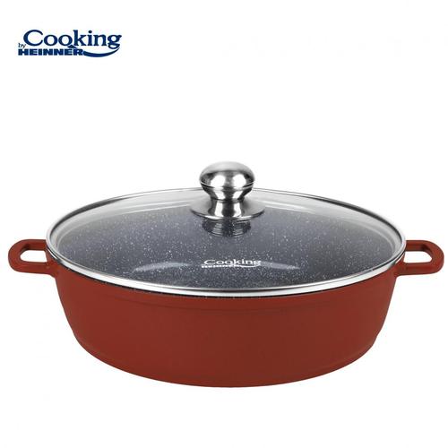 Cratita cu capac HEINNER CALABRIA, 40 x 9.8cm, 11 L, aluminiu (Maro) 1 Cratita cu capac HEINNER CALABRIA, 40 x 9.8cm, 11 L, aluminiu (Maro)