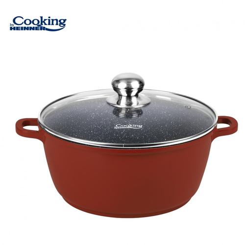 Cratita cu capac HEINNER CALABRIA, 22 x 9.5cm, 3L, aluminiu (Maro) 1 Cratita cu capac HEINNER CALABRIA, 22 x 9.5cm, 3L, aluminiu (Maro)