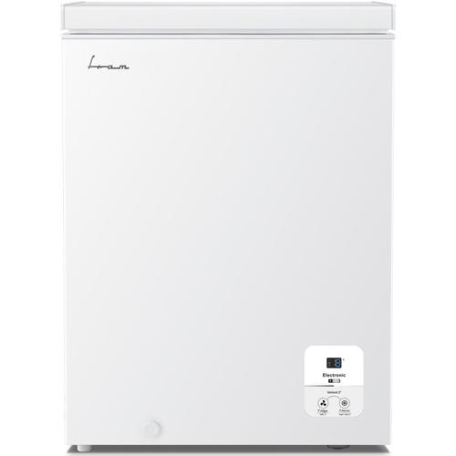 Lada frigorifica Fram FCF-HS142CE++, 142 l, Clasa E, Convertibil Frigider/Congelator, Control electronic, Display digital (Alb)