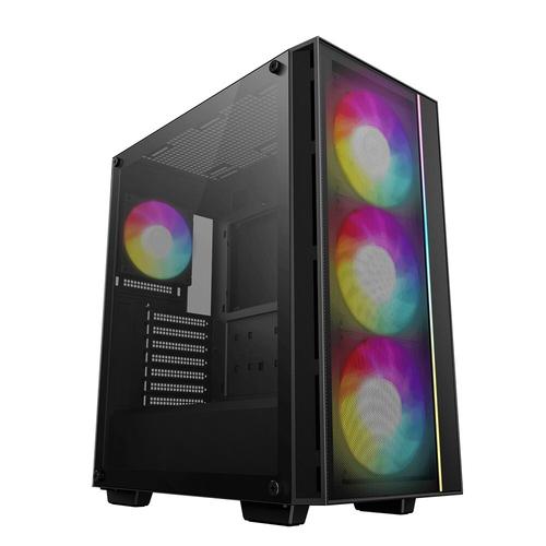 Carcasa Deepcool Matrexx 55 Mesh V4 C, Iluminare aRGB, Fara Sursa (Negru) 1 Carcasa Deepcool Matrexx 55 Mesh V4 C, Iluminare aRGB, Fara Sursa (Negru)