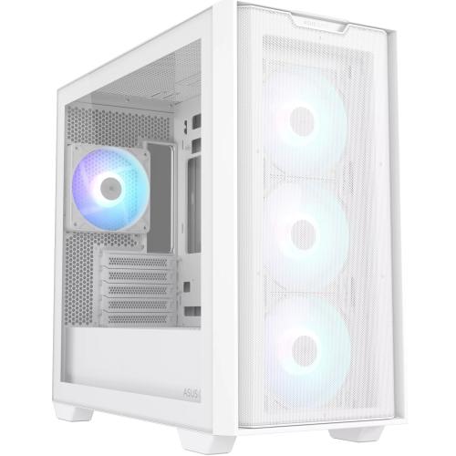 Carcasa ASUS A21 PLUS TG ARGB, Tempered Glass, Mini Tower (Alb) 1 Carcasa ASUS A21 PLUS TG ARGB, Tempered Glass, Mini Tower (Alb)
