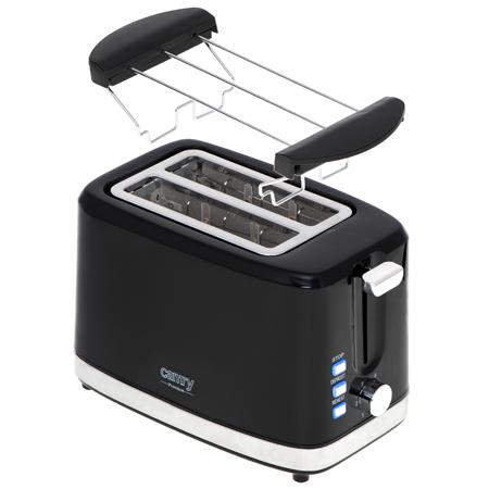 Prajitor de paine/toaster CAMRY CR3218,  6 trepte, 900W (Negru)