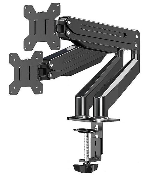 Suport monitor pentru birou Esperanza ERW020, 17inch-27inch, 6kg/monitor (Negru)
