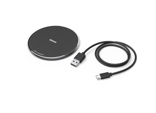 Incarcator Wireless Hama QI-FC10 201683, 10W (Negru) 1 Incarcator Wireless Hama QI-FC10 201683, 10W (Negru)