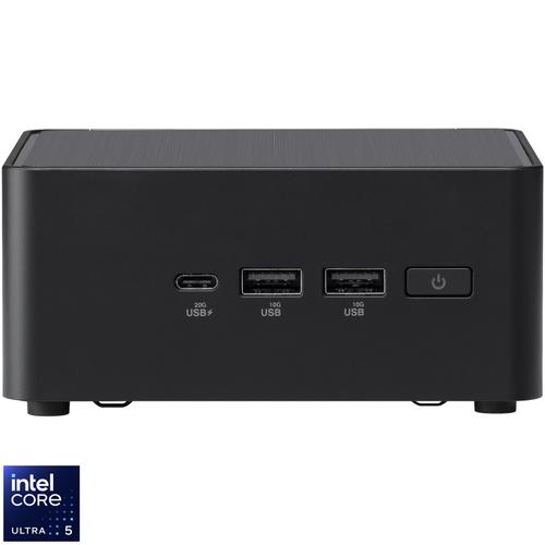 Calculator Barebone Asus NUC 14 Pro RNUC14RVHU500002I cu procesor Intel® Core™ Ultra 5 125H pana la 4.5 GHz, fara RAM, fara stocare, Intel® Arc™ Graphics, No OS, EU cord (Negru)