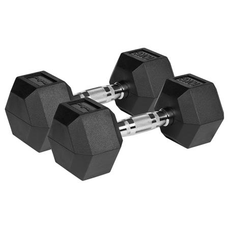 Gantere REBEL ACTIV RBA-2325-10, Fonta cauciucata, 2 x 10kg 1 Gantere REBEL ACTIV RBA-2325-10, Fonta cauciucata, 2 x 10kg