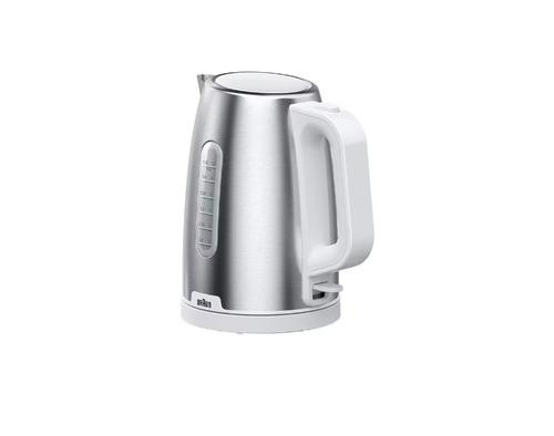 Fierbator de apa Braun WK1500 WH PurShine, 2200 W, 1.7 l, Oprire automata, Baza 360 (Alb/Inox) 1 Fierbator de apa Braun WK1500 WH PurShine, 2200 W, 1.7 l, Oprire automata, Baza 360 (Alb/Inox)