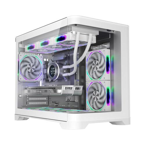 Carcasa 1STPLAYER UV6, Cube Tower, ARGB (Alb) 1 Carcasa 1STPLAYER UV6, Cube Tower, ARGB (Alb)