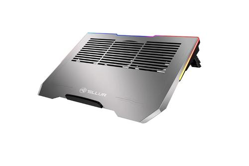 Cooler laptop Tellur Shade, 17.3inch, 3 ventilatoare, RGB LED, USB, USB-C, aluminiu (Gri) 1 Cooler laptop Tellur Shade, 17.3inch, 3 ventilatoare, RGB LED, USB, USB-C, aluminiu (Gri)