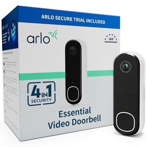 Sonerie video Arlo Essential Security Full HD AVD3001-100EUS, detectie AI (Alb) 1 Sonerie video Arlo Essential Security Full HD AVD3001-100EUS, detectie AI (Alb)