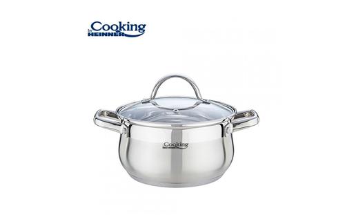 Semioala cu capac Heinner Amira HR-MSF-047, 22 x 12.5 cm, 4.7 L (Inox) 1 Semioala cu capac Heinner Amira HR-MSF-047, 22 x 12.5 cm, 4.7 L (Inox)