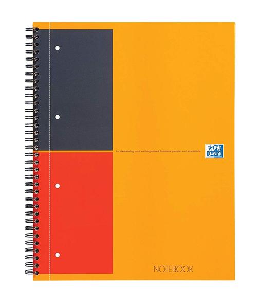 Caiet cu spirala OXFORD Int. Notebook, A4+, 80 file-80g/mp, hardcover, scribzee, dictando 1 Caiet cu spirala OXFORD Int. Notebook, A4+, 80 file-80g/mp, hardcover, scribzee, dictando