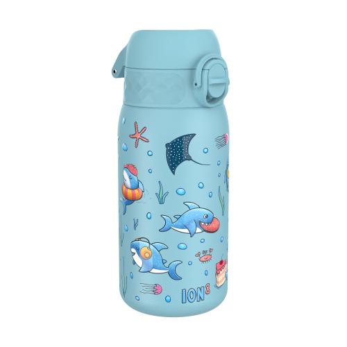 Sticla apa pentru copii Ion8 Sharks, inox, 400ml 1 Sticla apa pentru copii Ion8 Sharks, inox, 400ml