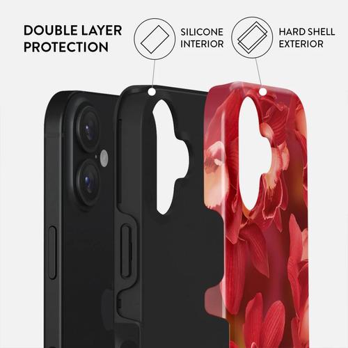 Husa Dual Layer Goddess Energy Burga pentru iPhone 16, Rosu 1 Husa Dual Layer Goddess Energy Burga pentru iPhone 16, Rosu