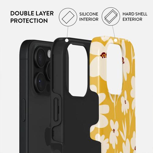 Husa Dual Layer Sunday Market Burga pentru iPhone 16 Pro, Galben 1 Husa Dual Layer Sunday Market Burga pentru iPhone 16 Pro, Galben